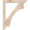 Ekena Millwork Westlake Slat Smooth Bracket w/ Offset Brace, Douglas Fir, 5 1/2"W x 34"D x 42"H BKT0604X34X42WTL06SDF - alternate 4